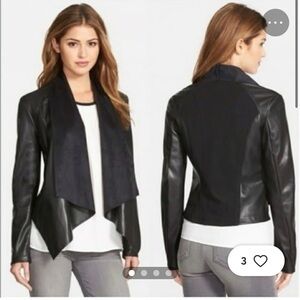 Kut from the Kloth Black Open-Front Blazer